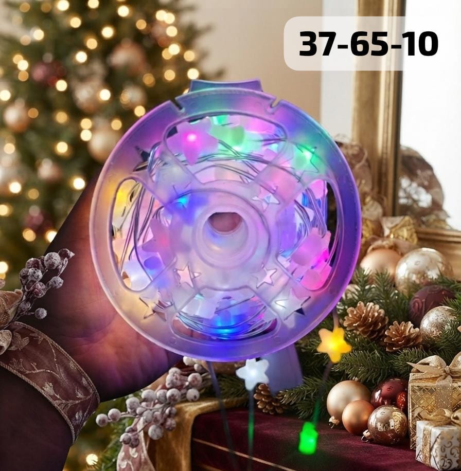 Luz multicolor estrella 10 metros