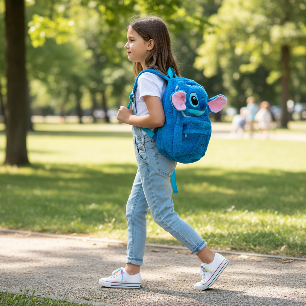 Mochila Peluche Stitch