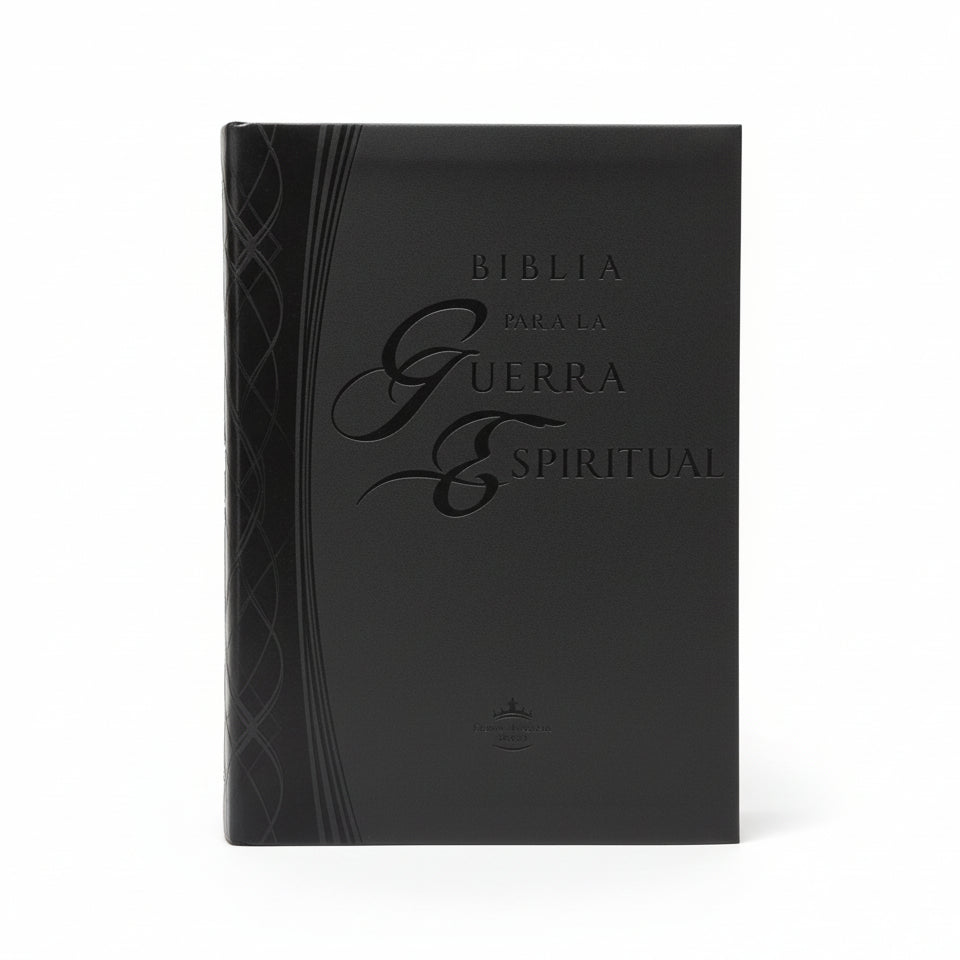 Biblia para la guerra espiritual (color negro)