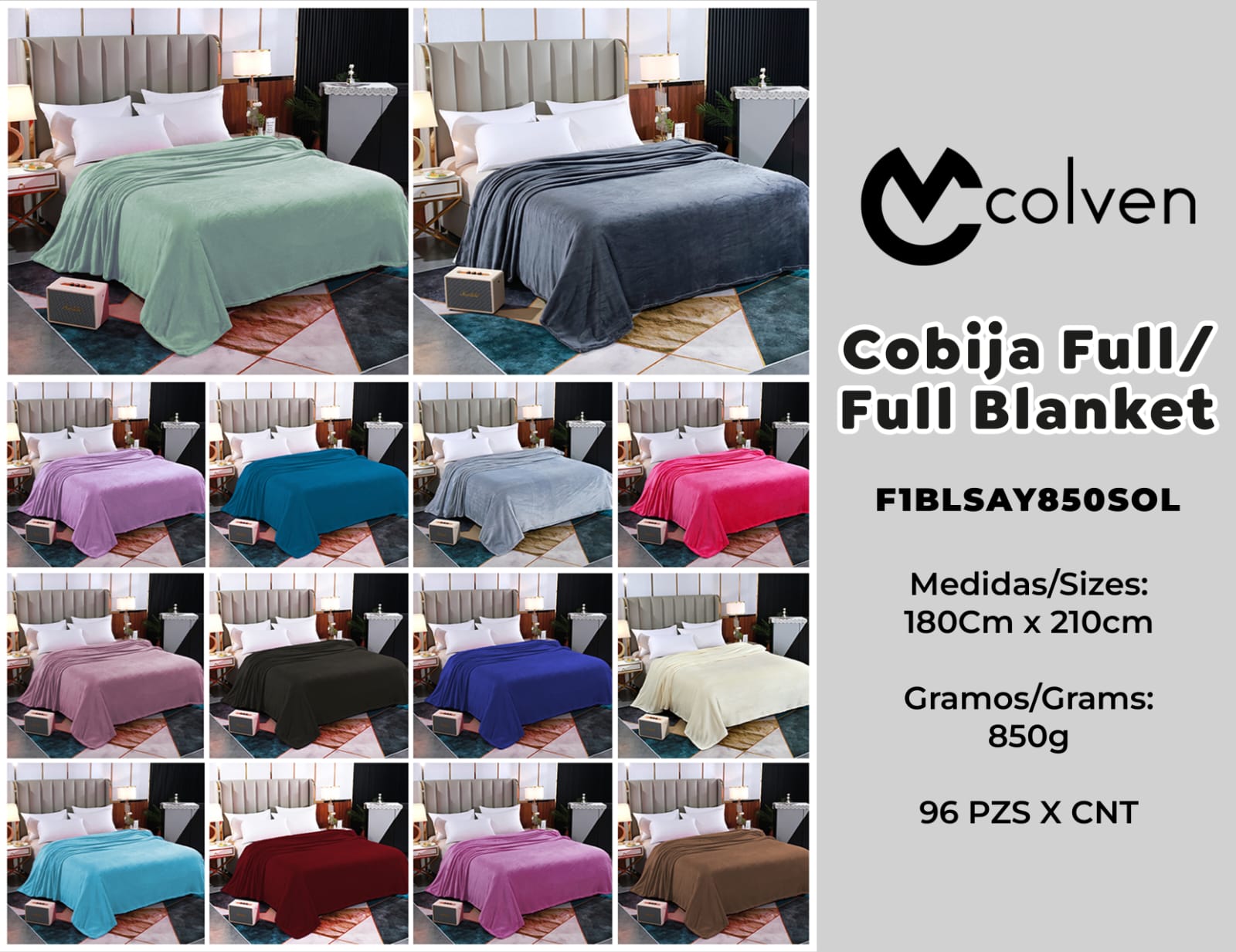 Cobija de 850G