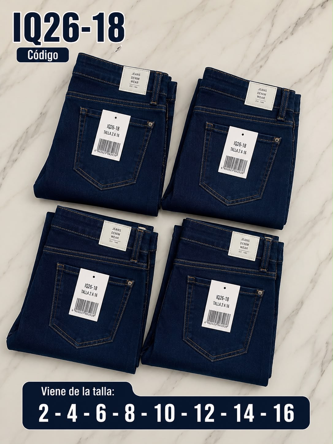 Jeans P/Dama