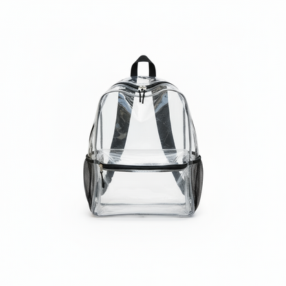 Mochila escolar transparente