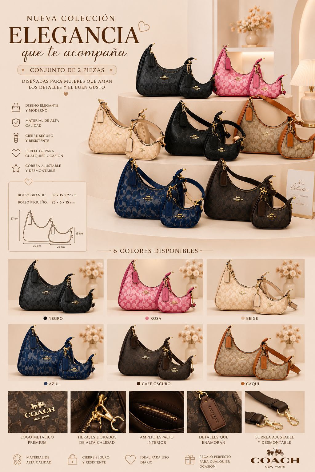 Duo cartera Coach