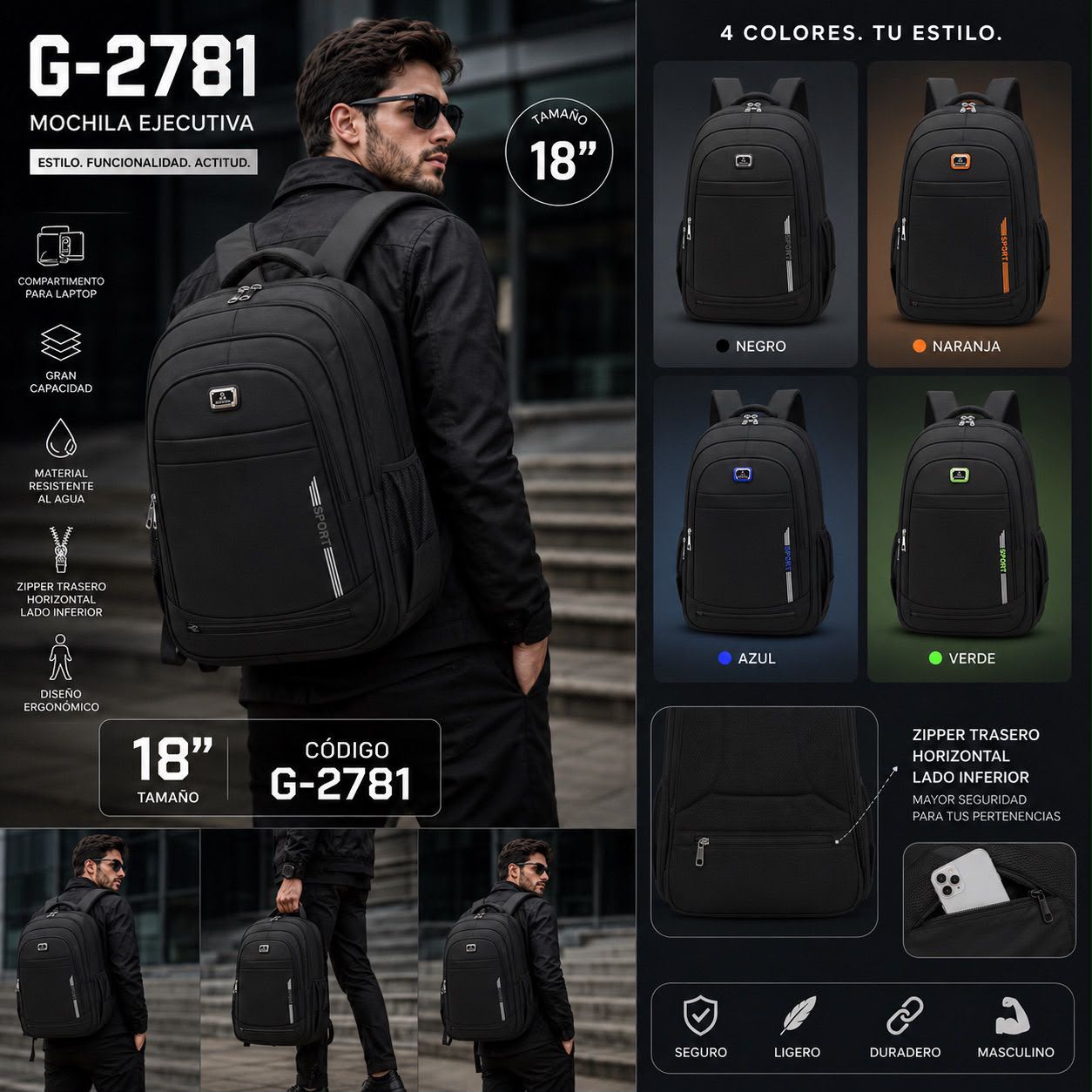 Mochila ejecutiva