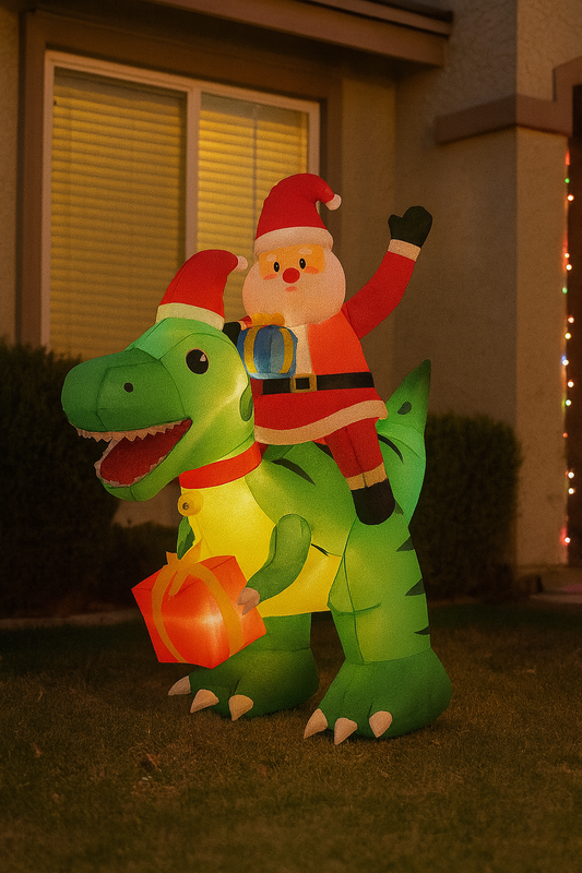 Inflable dinosaurio