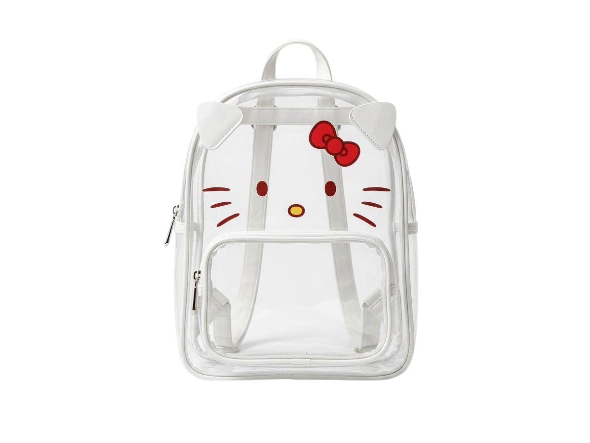 Mochila pequeña transparente