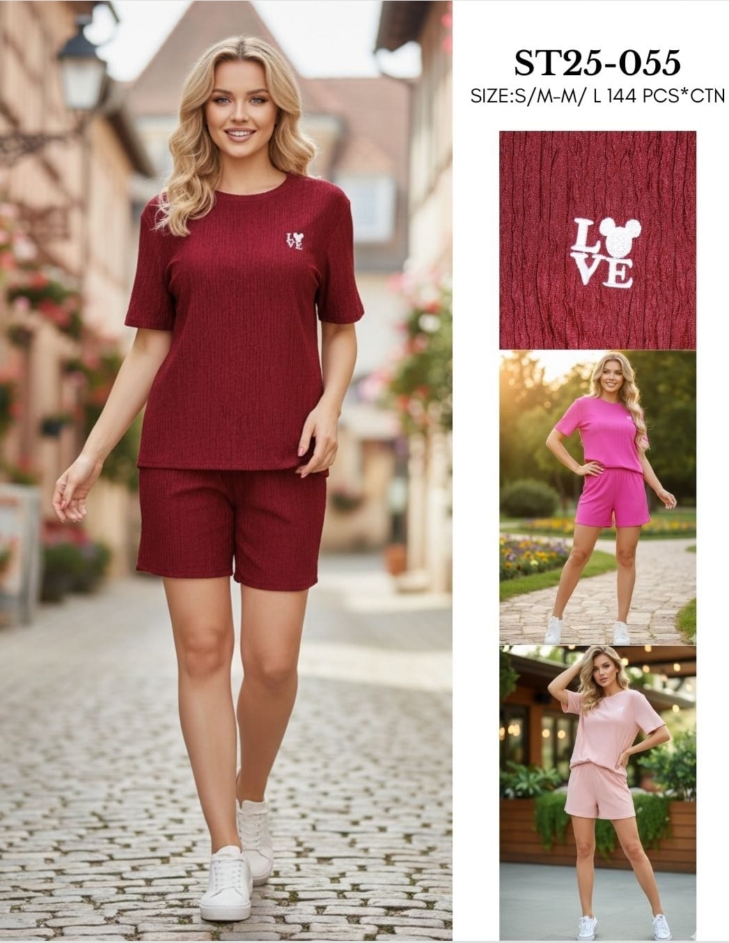 CONJ. PIJAMAS SHORT