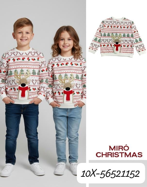 Suéter navideño de niño