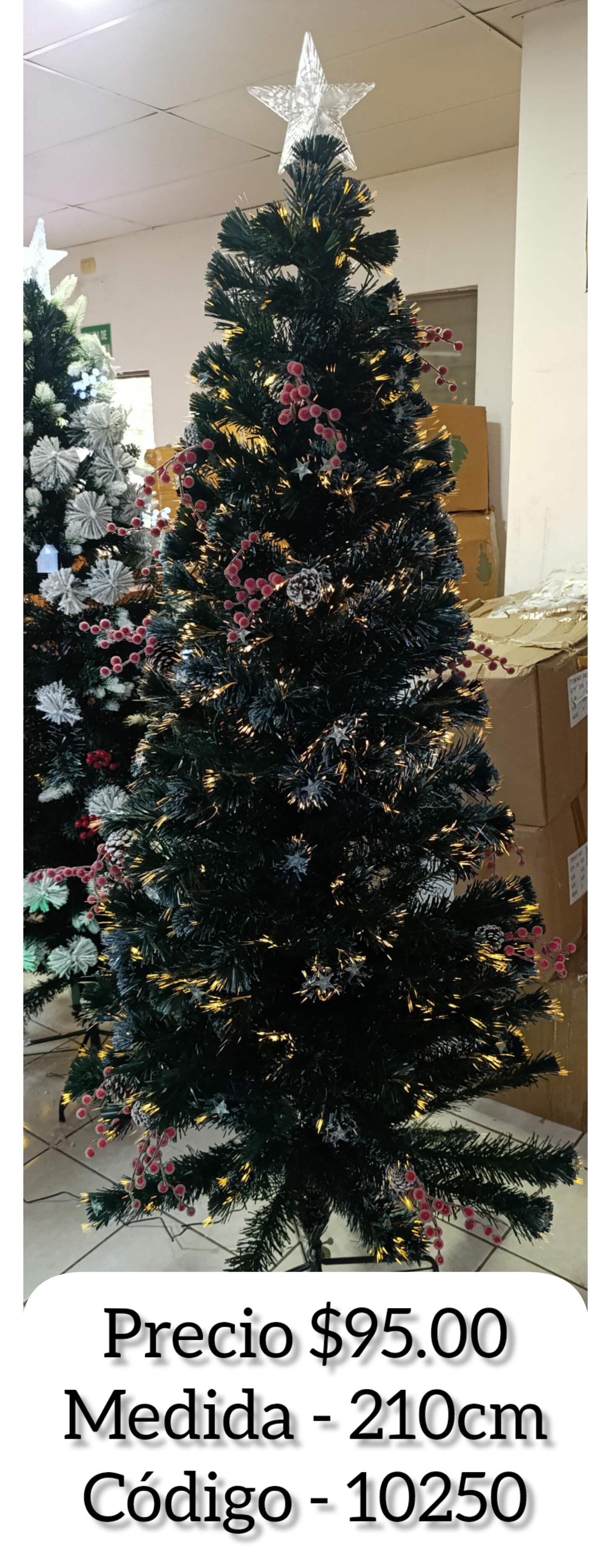 Árbol de luz navideño 210cm