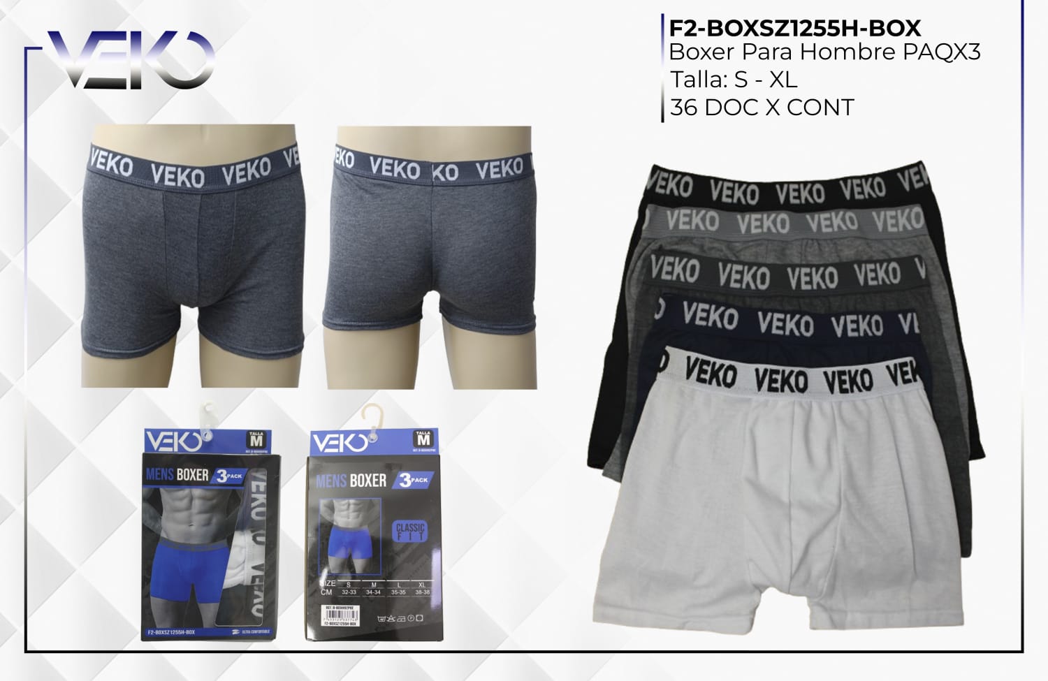 Boxer P/H pierna larga