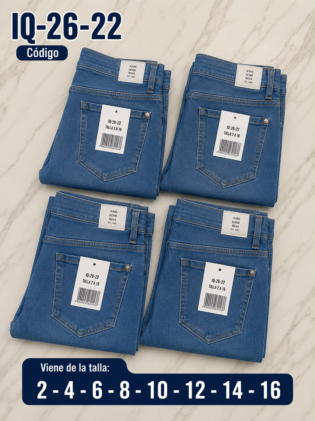Jeans P/dama