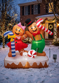 Inflable navideño galletas 180cm