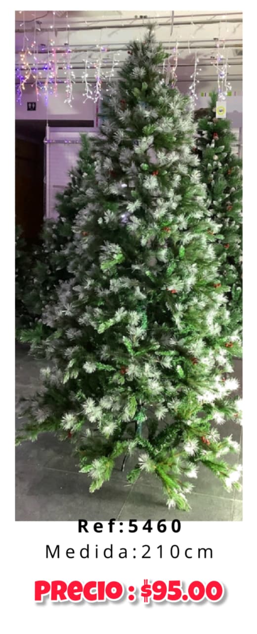 Árbol navideño fino 210cm