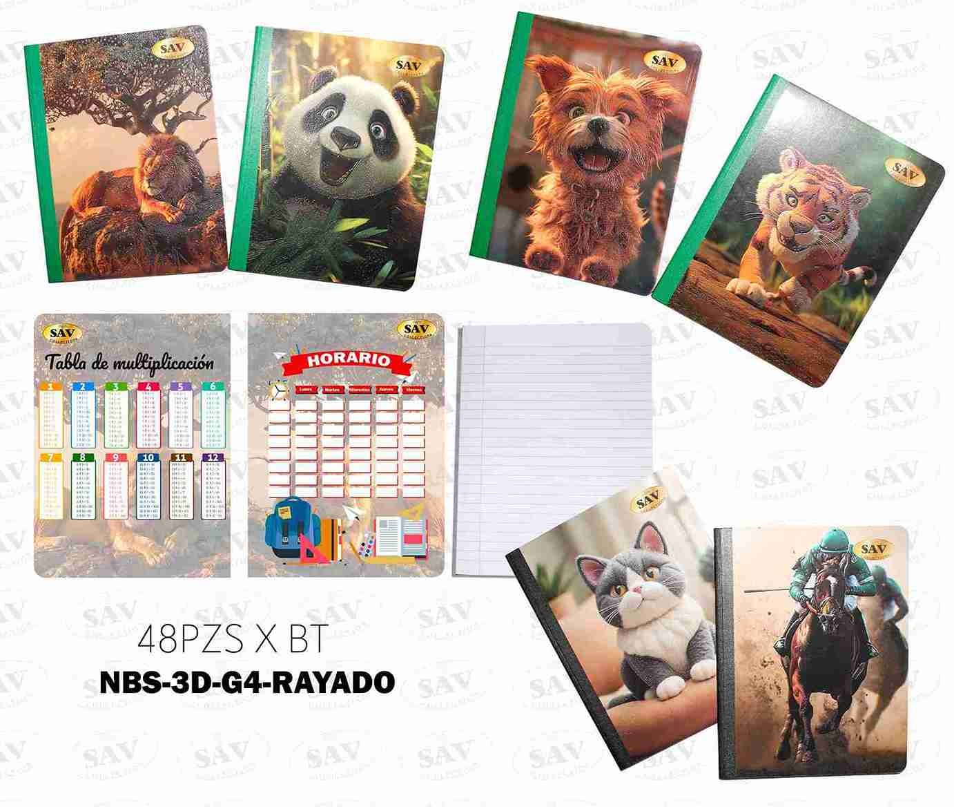 Cuaderno rayado