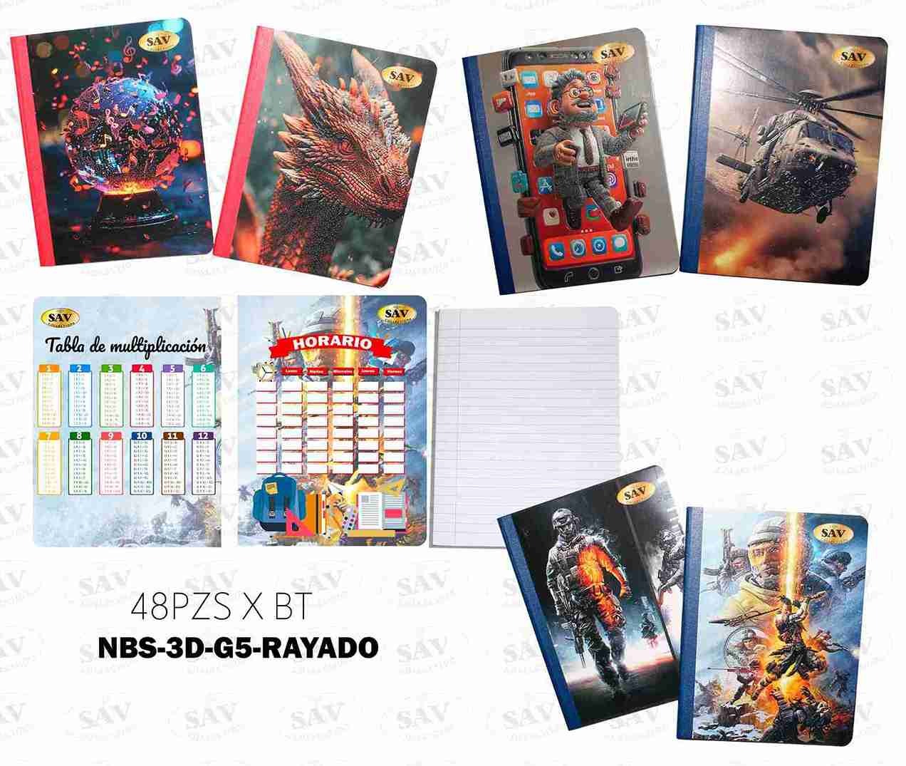 Cuaderno rayado
