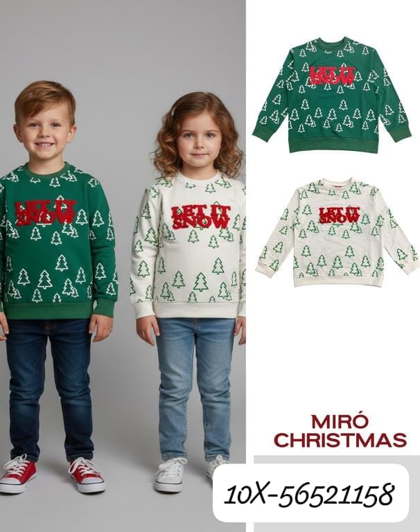 Suéter navideño de niño