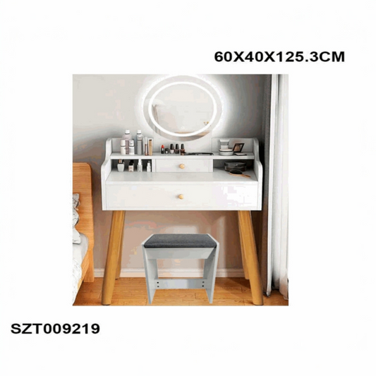 SZT009219
COMODA CON ESPEJO Y SILLA 
60X40X125.3CM