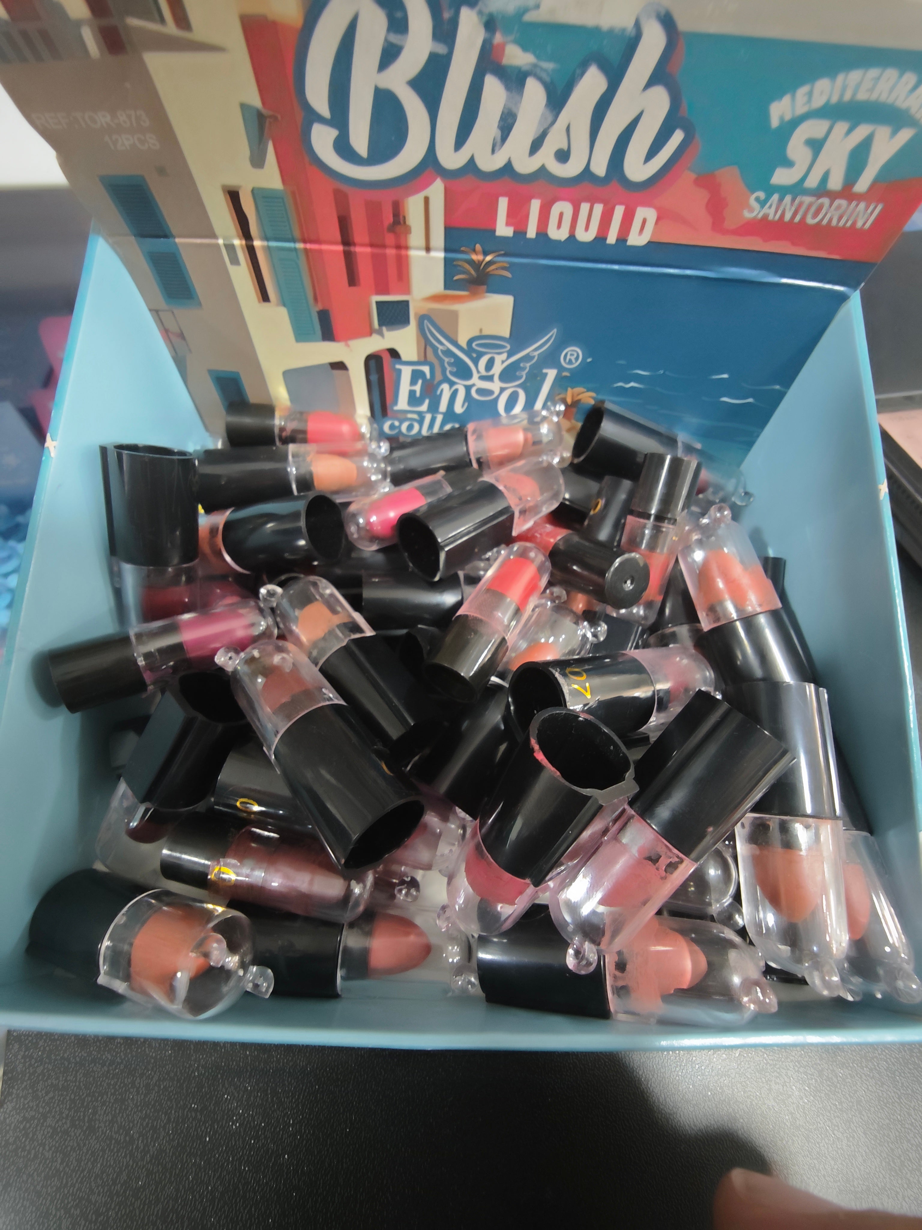 Muestra de maquillaje
