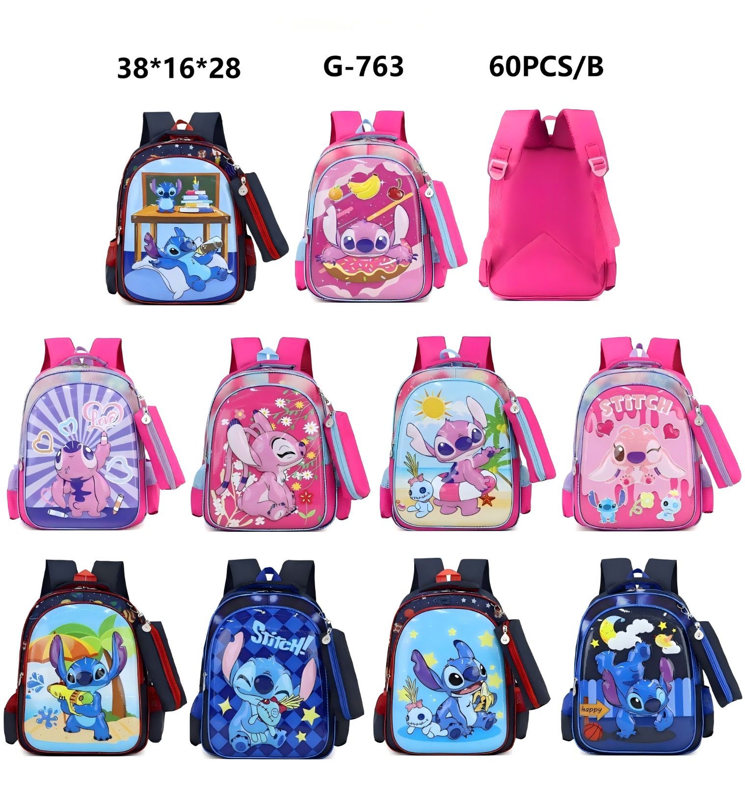 Mochila y cartuchera