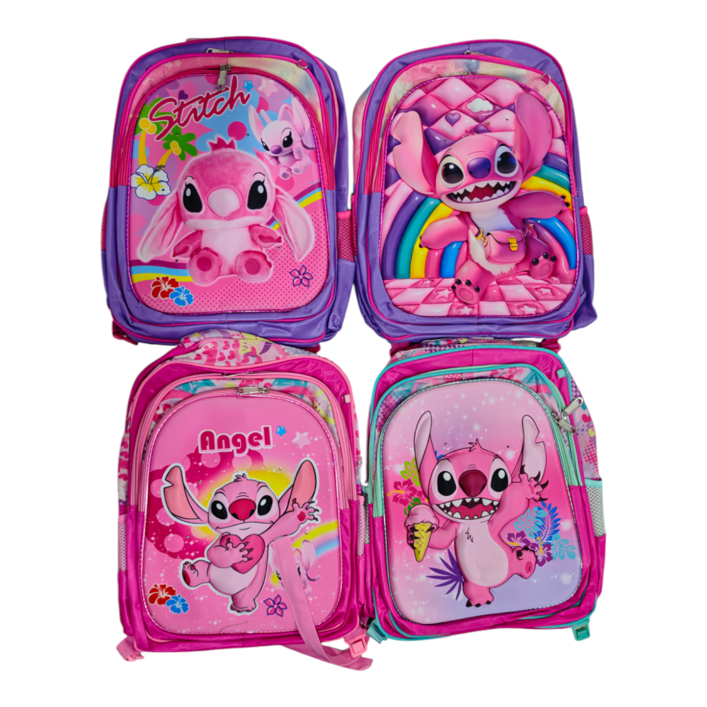 Mochila de luz 3pcs Stitch