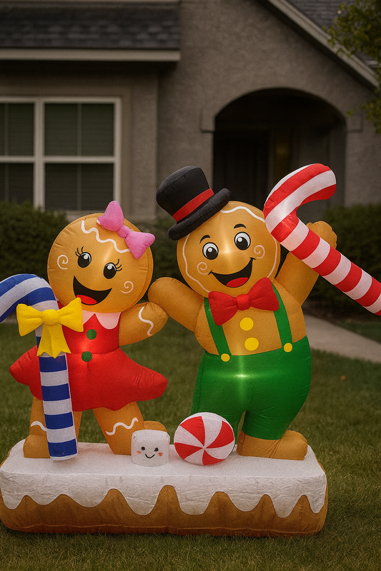 Inflable galletas y dulces