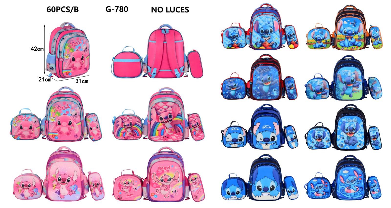 TRIO DE MOCHILA