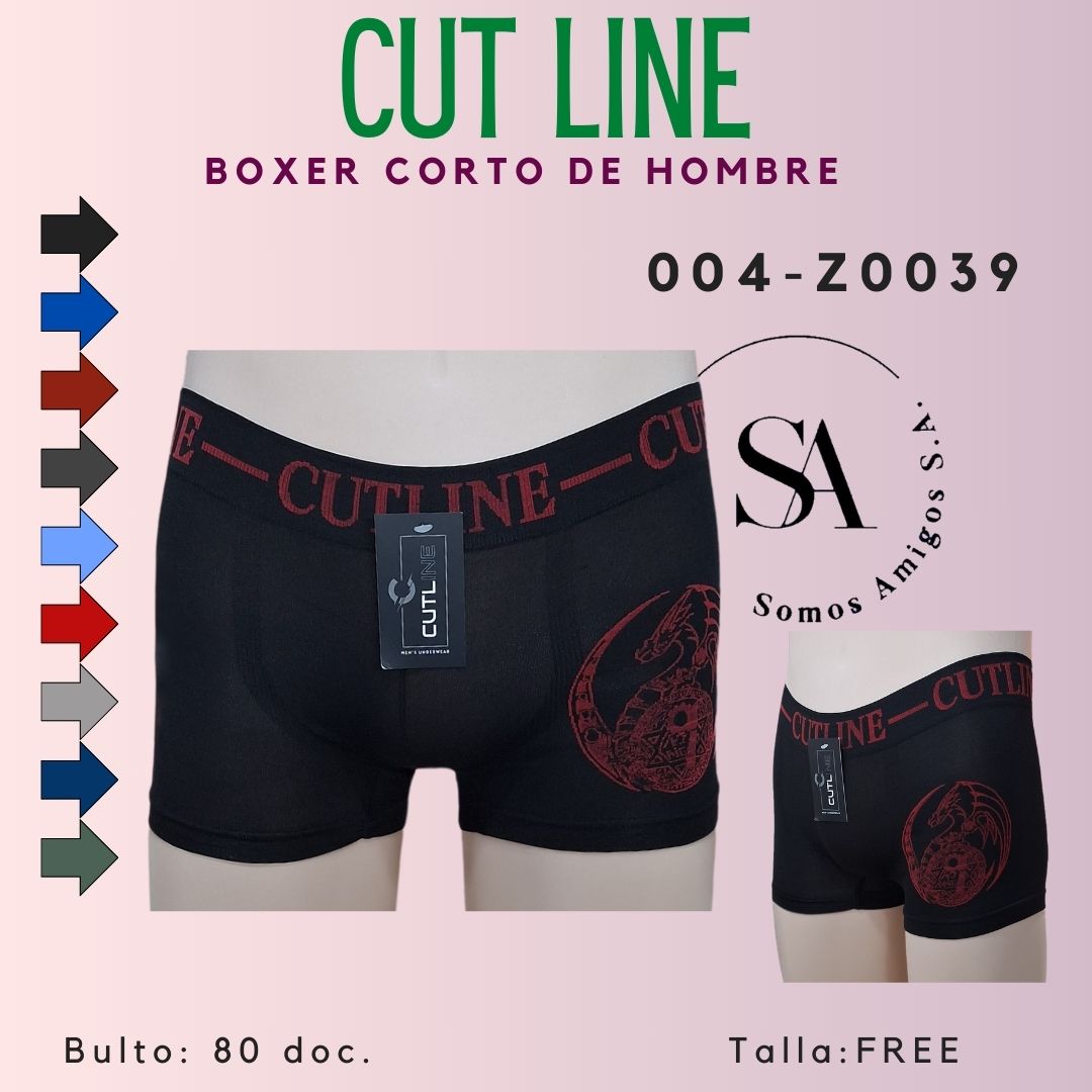 BOXER PIERNA CORTA PARA CABALLERO