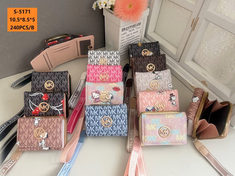 Billetera MK multi colores