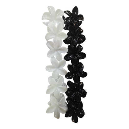 Gancho Piraña Blanco y negro