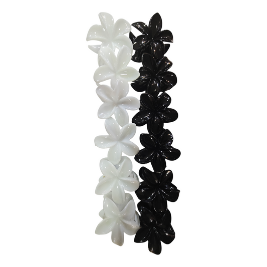 Gancho Piraña Blanco y negro