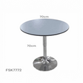 FSK7772
MESA REDONDA 70X70CM CLR. 
GRIS