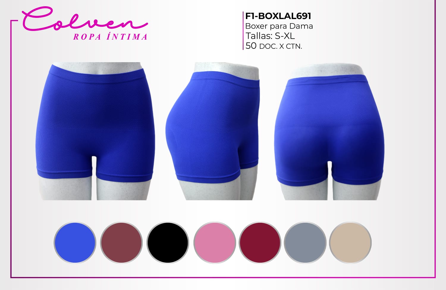 Boxer para dama