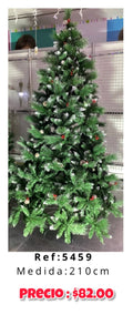 Árbol navideño fino 210cm