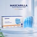 MASCARILLA QUIRÚRGICA COLOR CELESTE