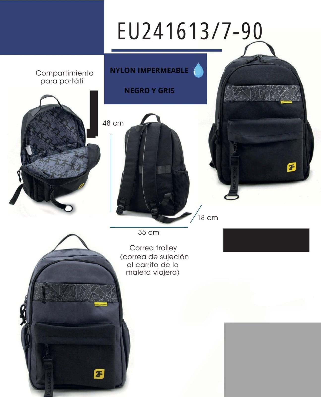 Mochila para caballero