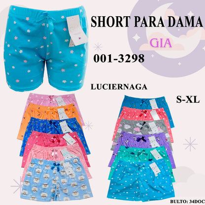 Short pijama luciernaga