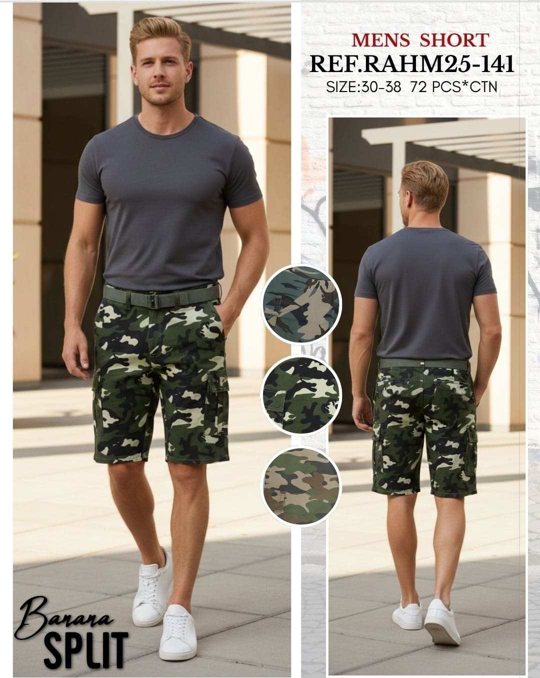 RAHM25-141     SHORT P/HOMBRE