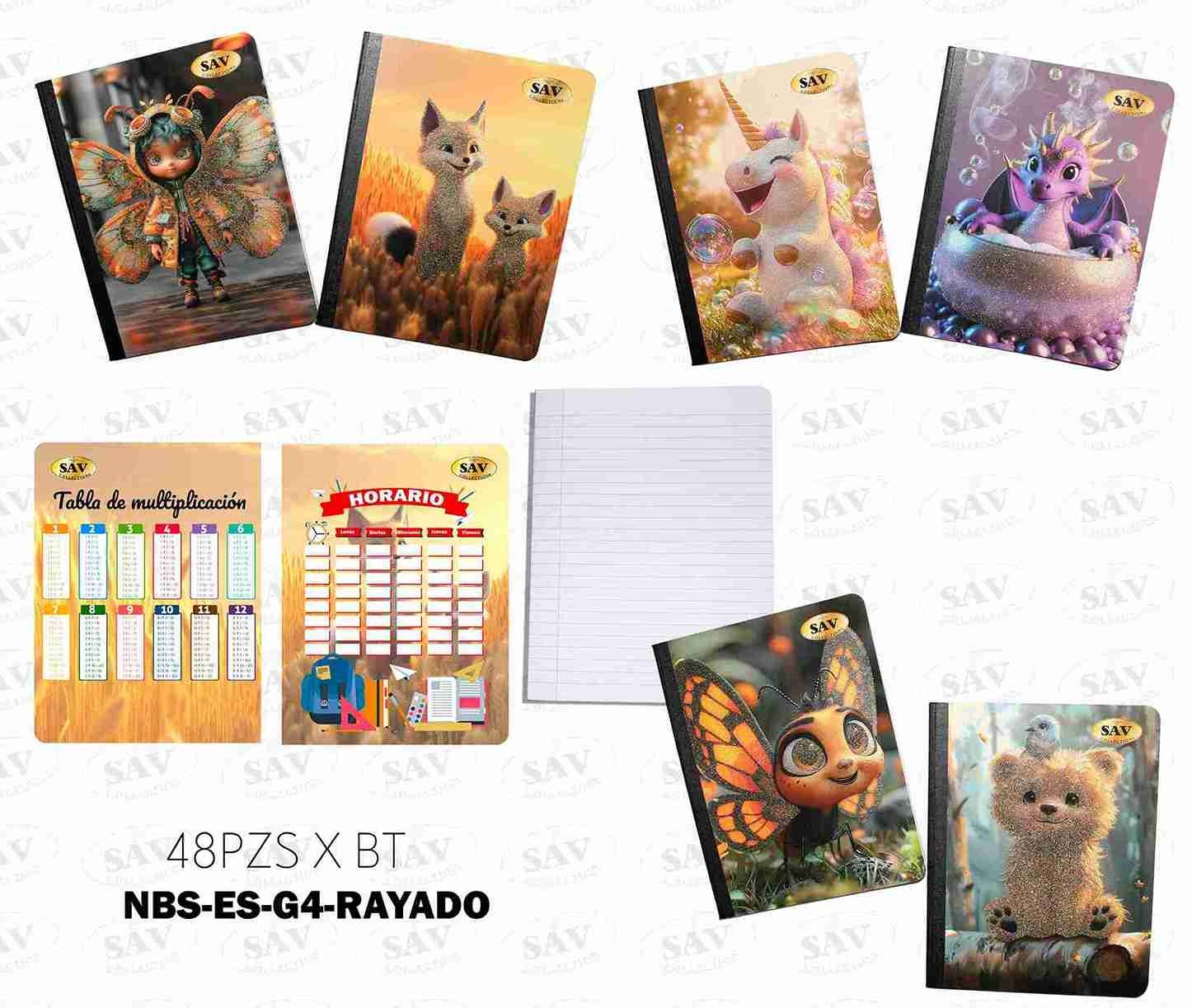 Cuaderno rayado