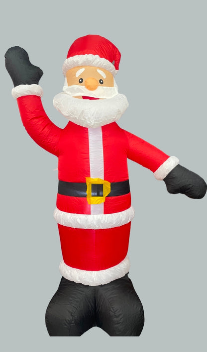 Inflable santa saludando