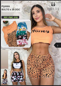 CONJUNTO PIJAMA SHORT PARA DAMA