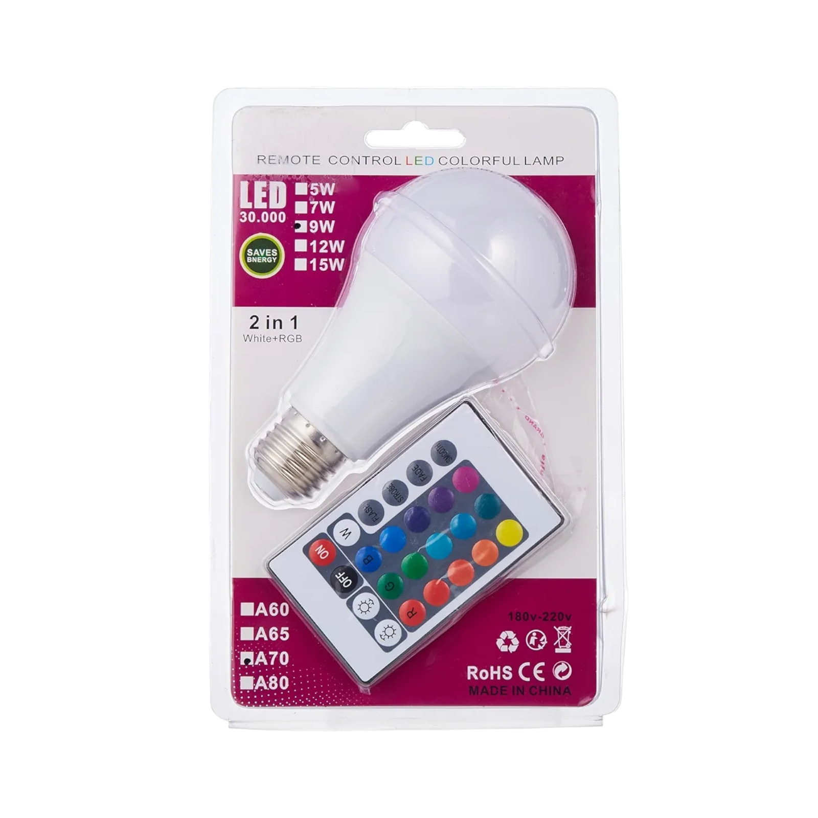 BOMBILLO LED, 9W 00250