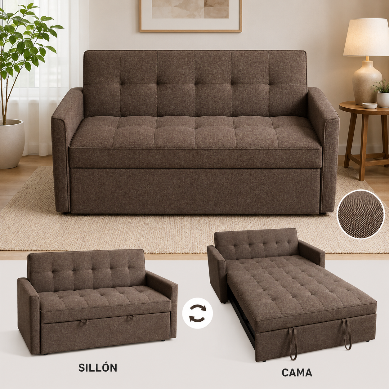SOFA CAMA EXTRAIBLE