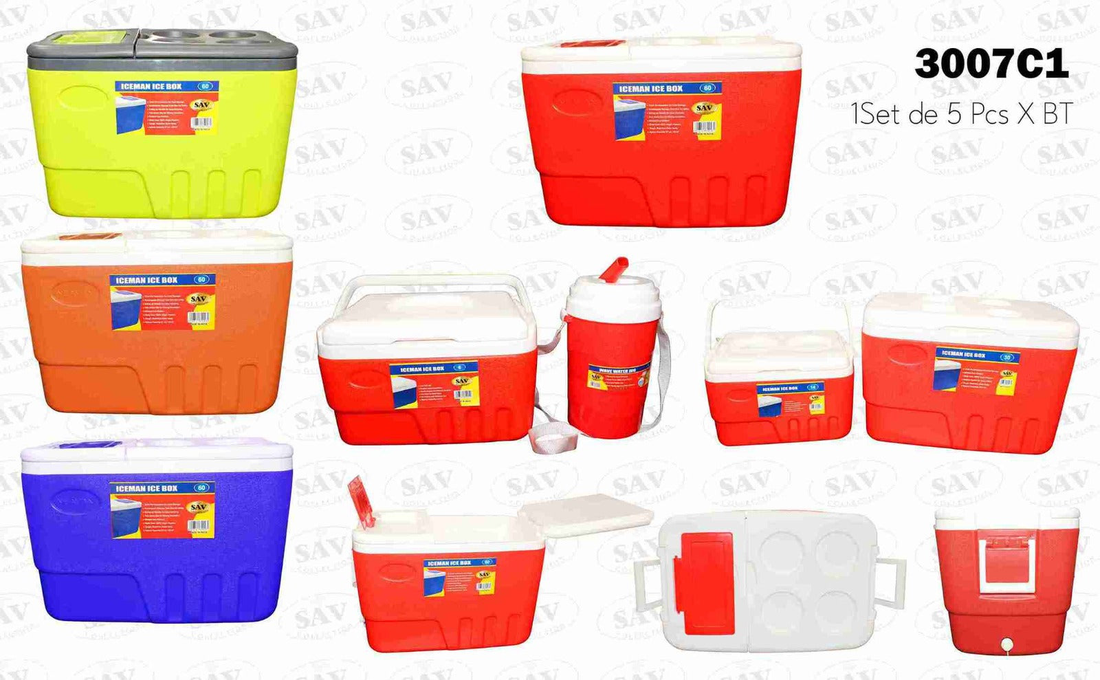 Hielera de 5 PCS