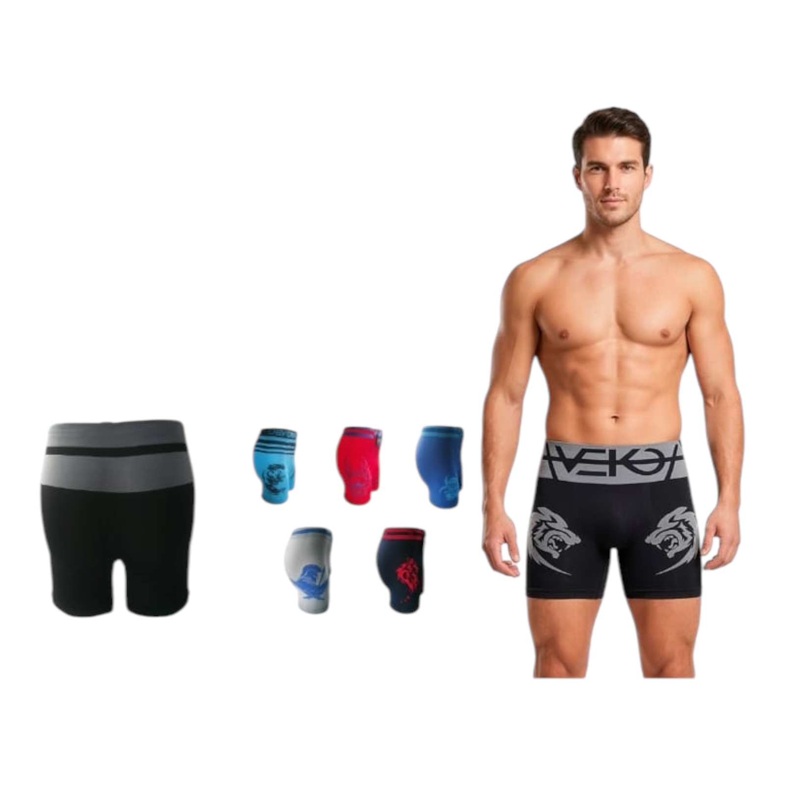 Boxer pierna larga