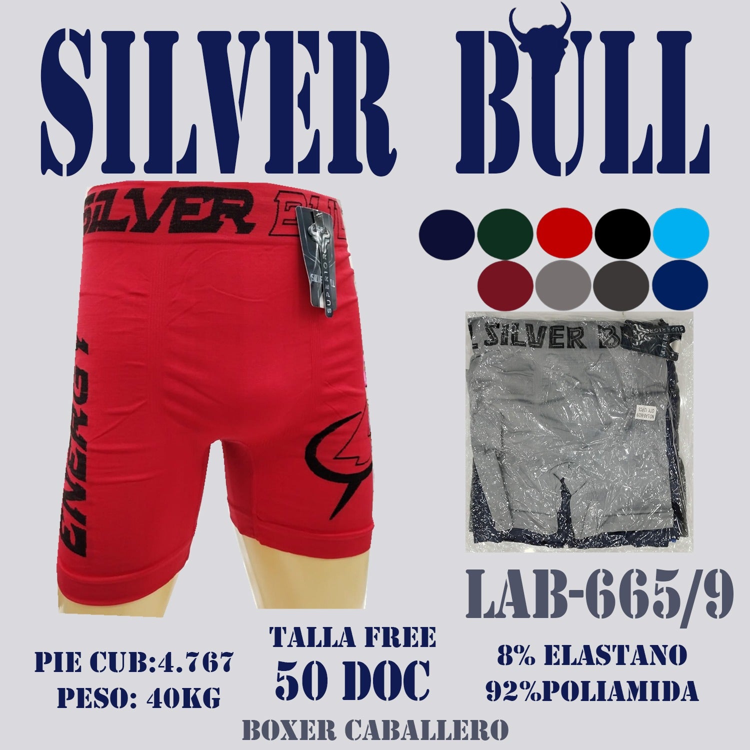 Boxer P/H Silver Bull