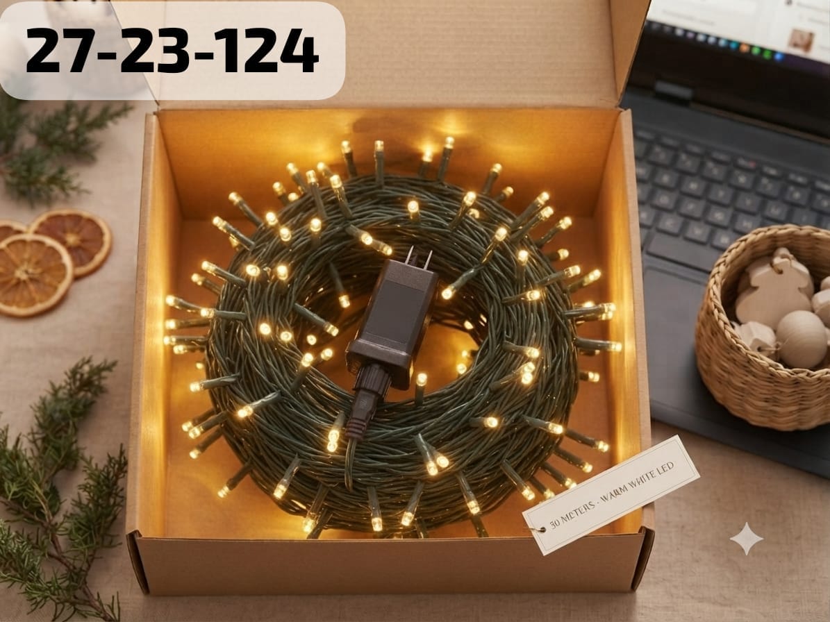 Luz amarilla de 30 metros 900L