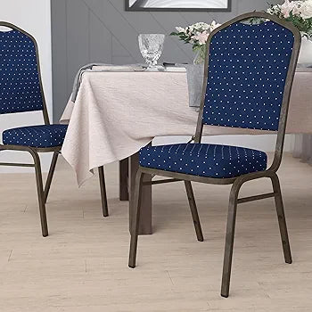 Silla de metal clr azul 0016