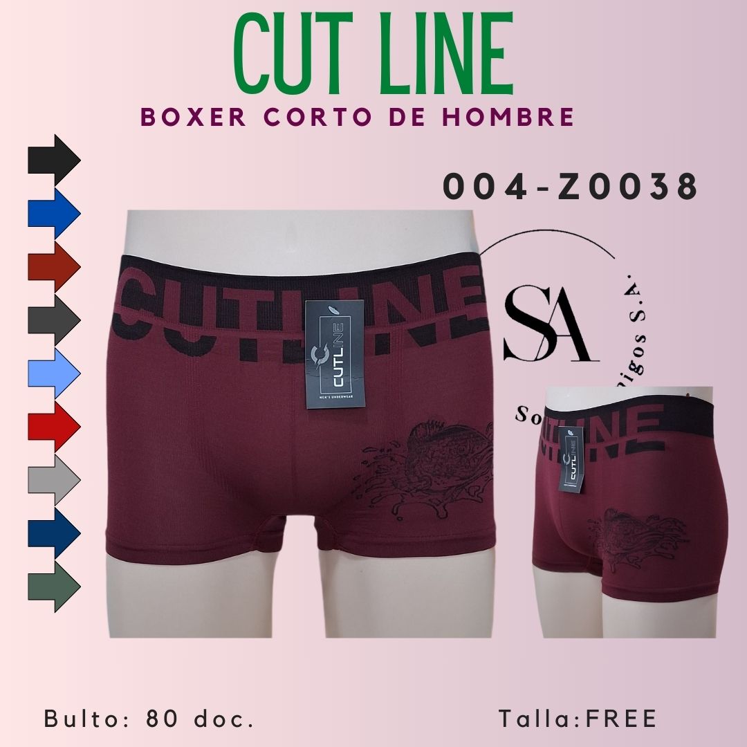 BOXER PIERNA CORTA PARA CABALLERO