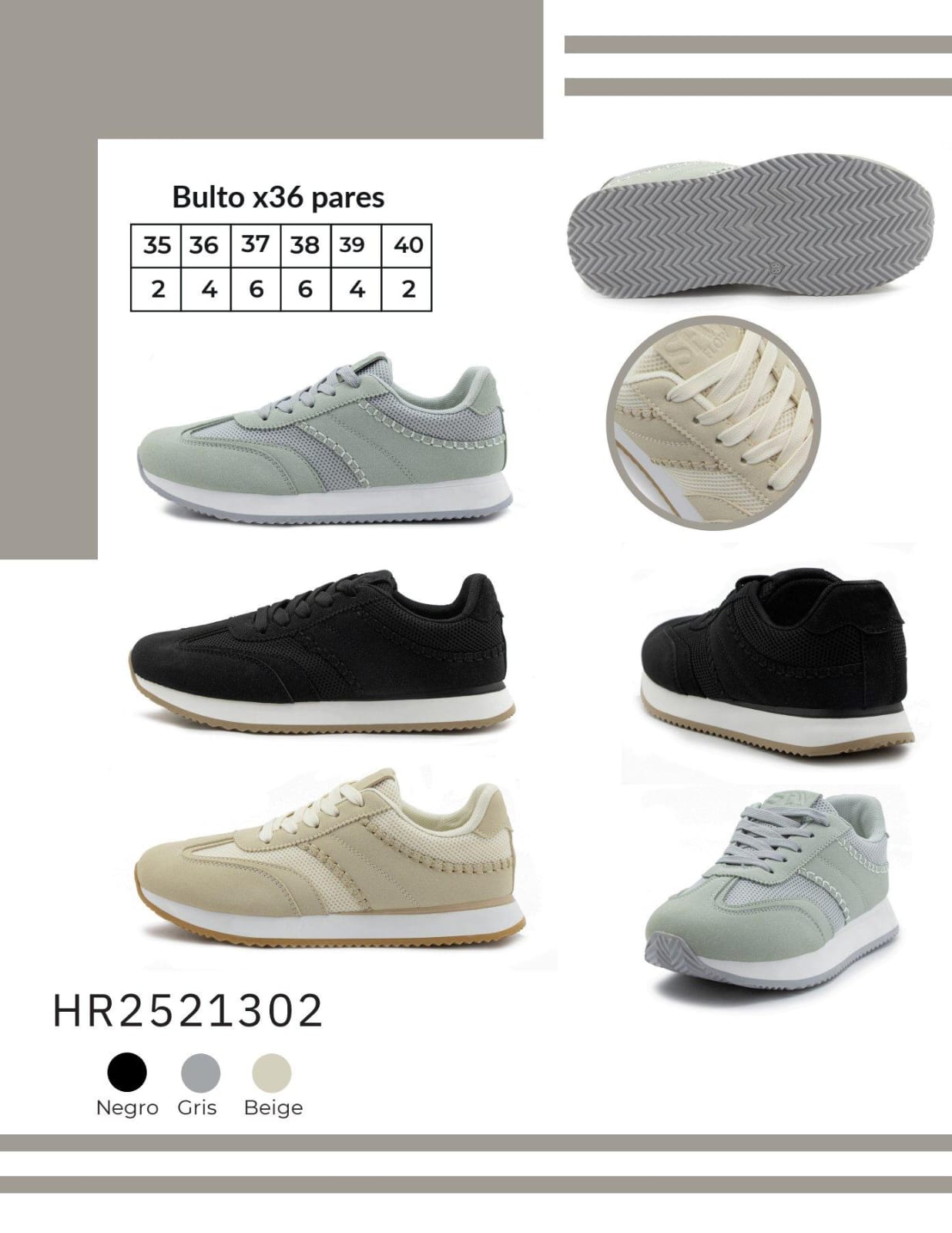 Zapato deportivo P/D
