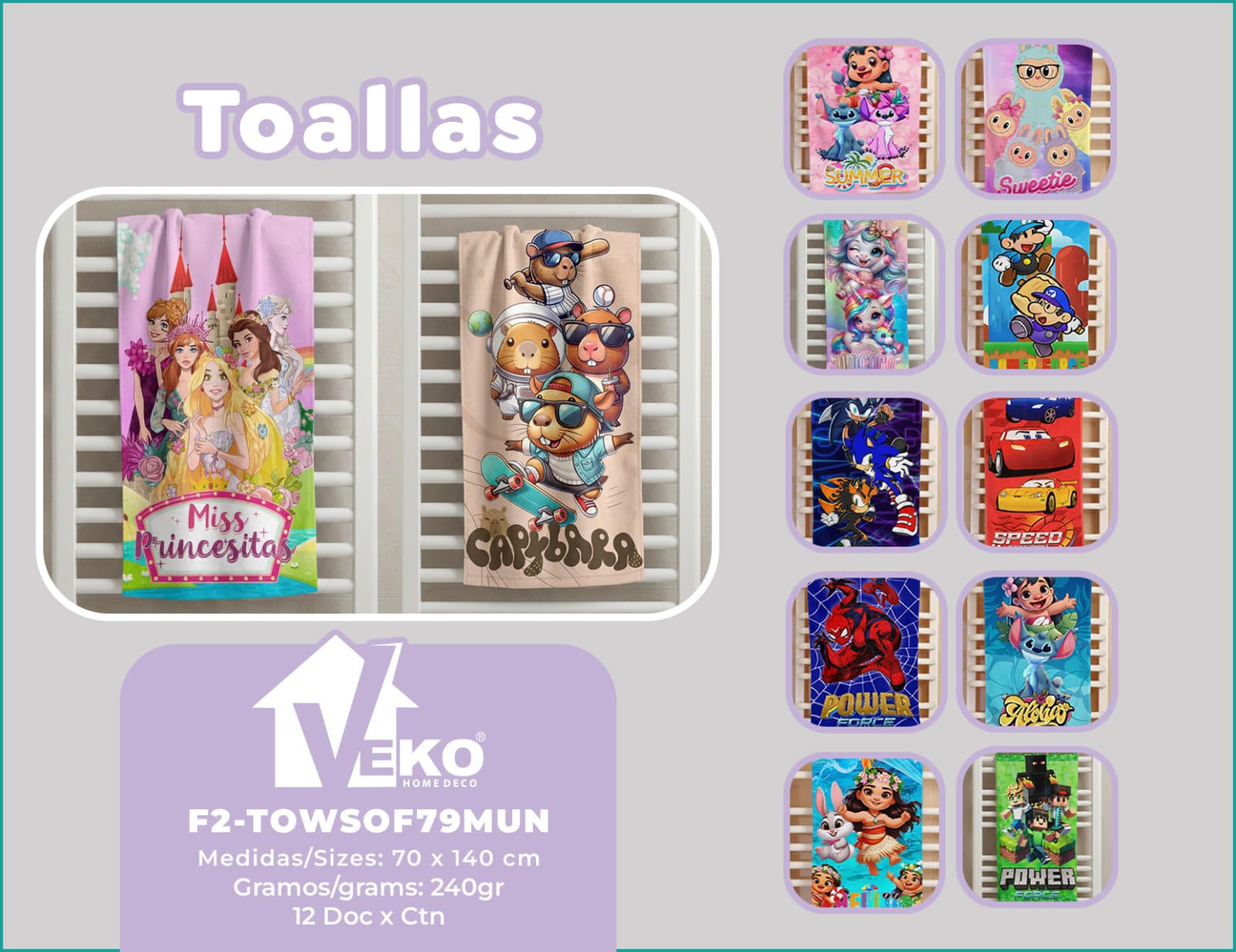 Toalla intantil